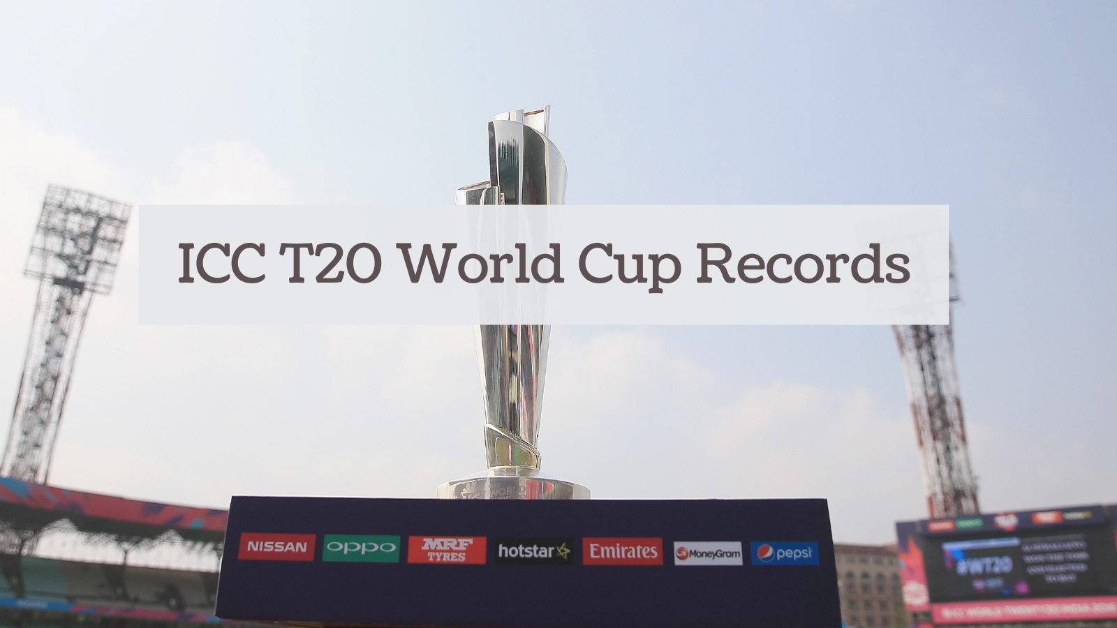 ICC T20 WORLD CUP STATS RECORDS visual data 3
