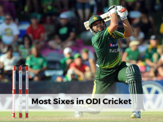 Most Sixes in ODI Cricket
