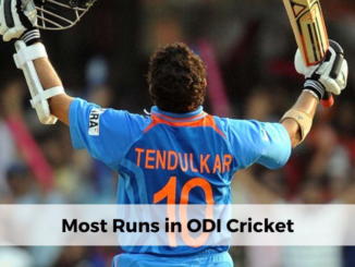 Most Runs in ODI Cricket History