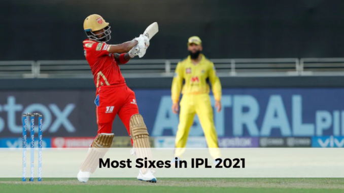 Most Sixes in IPL 2021