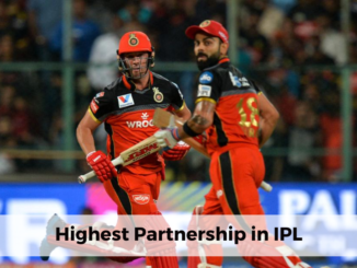 Highest Partnership in IPL