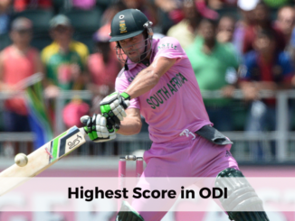 Highest Score in ODI