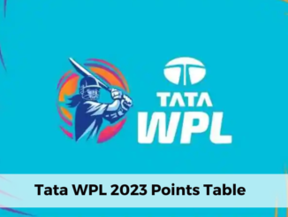 Tata WPL 2023 Points Table
