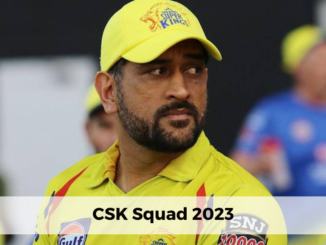 csk squad 2023