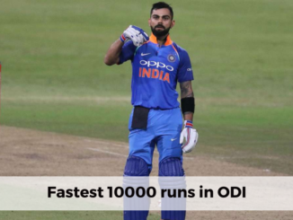 fastest 10000 runs in odi