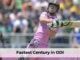 fastest century in odi