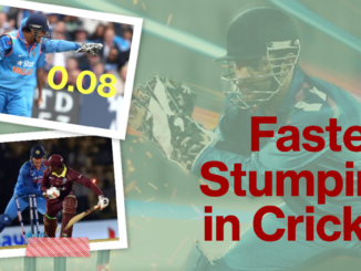 Fastest Stumping in Cricket