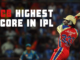 rcb highest score in ipl