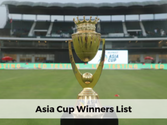 Asia Cup Winners List