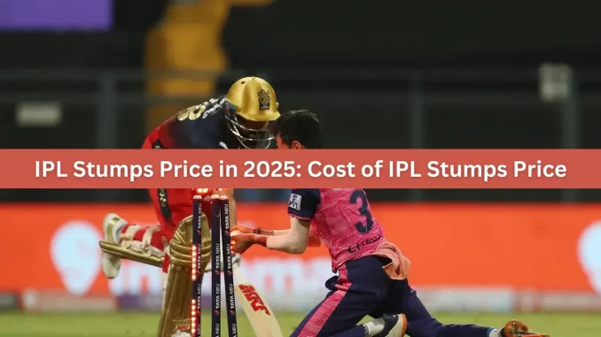 IPL Stumps Price in 2025