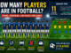 how many players in football